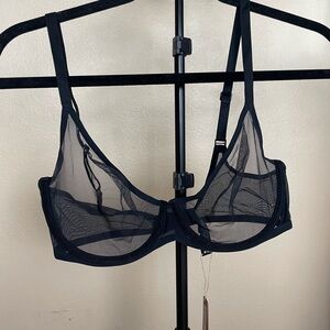 Skims ultra fine mesh underwire scoop bra